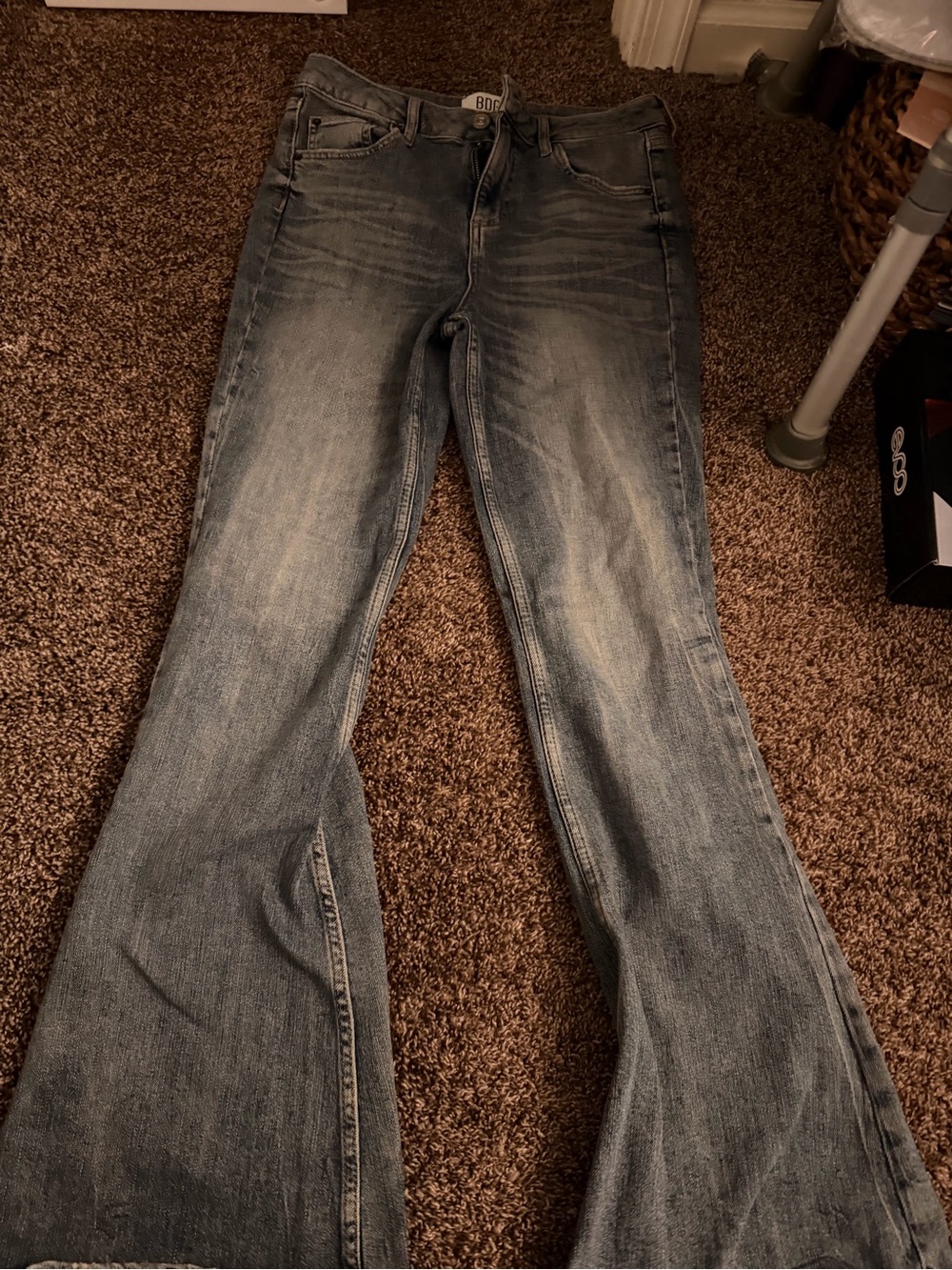 BDG Light Wash Flared Jeans